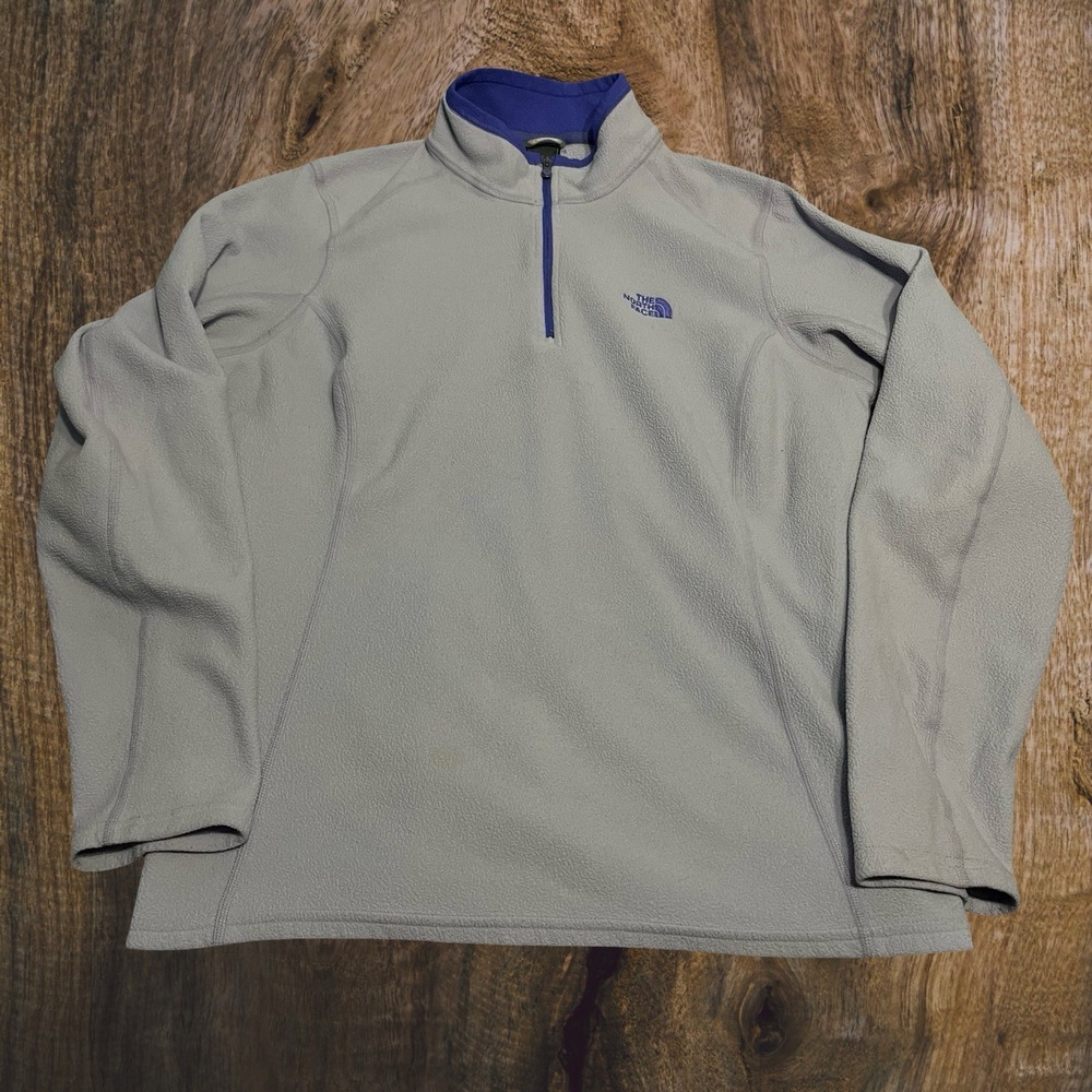The North Face 1/4 Zip Fleece Pullover‎ Women's XL Purple